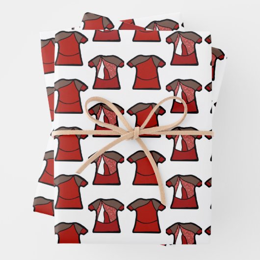 Red Spark Dancer Geschenkpapier Set (Beispiel)