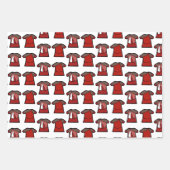 Red Spark Dancer Geschenkpapier Set (Vorderseite 3)