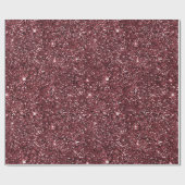 Red Sparkle Glitzer Geschenkpapier (Flach)