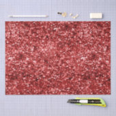 Red Sparkle Glitzer Seidenpapier (Handwerk)