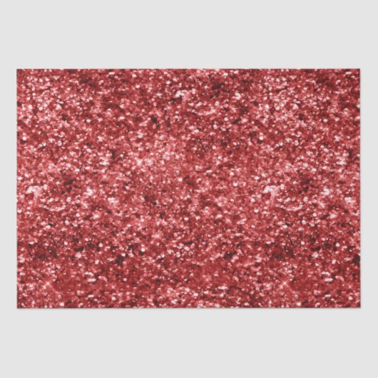 Red Sparkle Glitzer Seidenpapier (Vorderseite)
