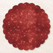 Red Sparkle Untersetzer (Vorderseite)