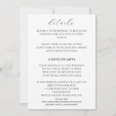 Red Sparkle Weihnachtsschmuck Einladung Hochzeit (Rückseite)