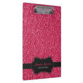Red Sparkling Glitzer Klemmbrett (Rechts)