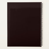 Red Sparks Custom School Planer (Rückseite)