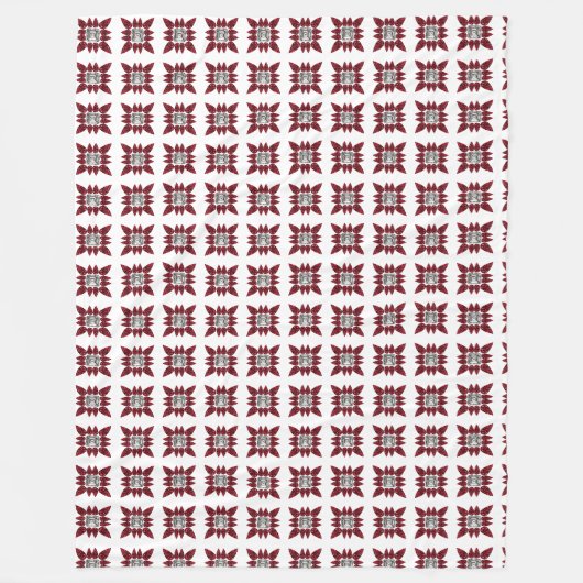 Red Spider Motif Fleecedecke (Vorderseite)