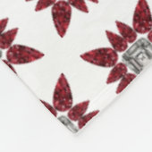 Red Spider Motif Fleecedecke (Ecke)