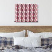 Red Spider Motif Leinwanddruck (Insitu (Schlafzimmer))