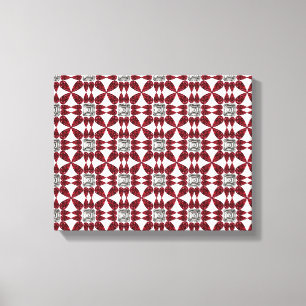 Red Spider Motif Leinwanddruck