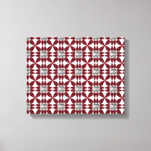 Red Spider Motif Leinwanddruck (Vorderseite)