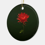 Red Spider Mum Keramik Ornament (Links)