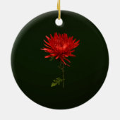Red Spider Mum Keramik Ornament (Hinten)