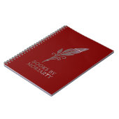 Red Spiral Notizblock (Linke Seite)