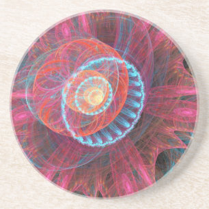 Red Splash Getränkeuntersetzer