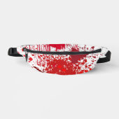 Red Splatter Fun Bauchtasche (Vorderseite)