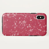 Red Splotchy Chaos Case-Mate iPhone Hülle (Rückseite (Horizontal))