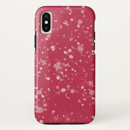 Red Splotchy Chaos Case-Mate iPhone Hülle (Rückseite)