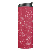 Red Splotchy Chaos Thermosbecher (Nach links gedreht)