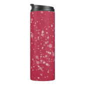 Red Splotchy Chaos Thermosbecher (Nach rechts gedreht)