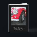 red sports car for father-in-law's birthday karte<br><div class="desc">Shiny red sports car for father-in-law's birthday.</div>