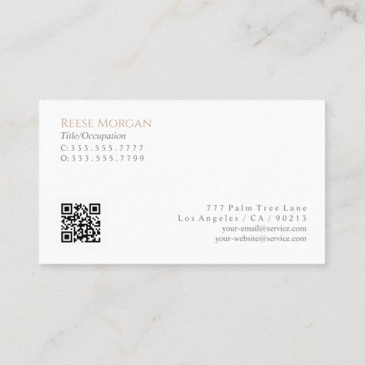 Red Sports Car, Kontaktinformationen, QR-Code, Sch Visitenkarte (Rückseite)