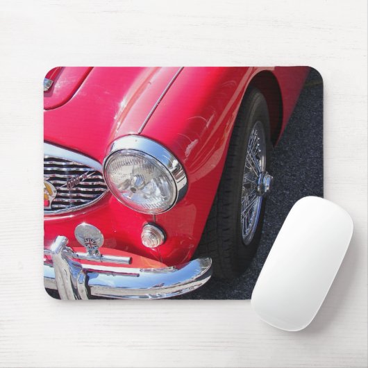 Red Sports Car Mousepad (Mit Mouse)