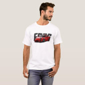 Red Sports Car Tuner Japanischer JDM RX-7 FD T-Shirt (Vorne ganz)