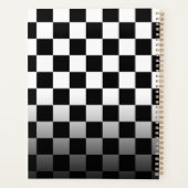 Red Sport's Car, White Name, B/W Checkered Planer (Rückseite)