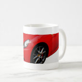 ~Red Sportscar~ TASSE, KÜMMERN SIE ES! Kaffeetasse (VorderseiteRechts)