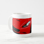 ~Red Sportscar~ TASSE, KÜMMERN SIE ES! Kaffeetasse (Vorderseite Links)