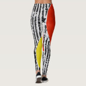 Red Spot wirklich wilde Leggings mit schwarzem Str (Rückseite)