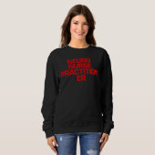 Red Sprichwort Neuro Nurse Practitioner Sweatshirt (Vorne ganz)