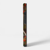 Red Spring Buds iPhone Case Hülle (Linke Seite)
