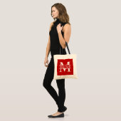 Red Square CB LF Mit Monogramm Tragetasche (Vorderseite (Model))