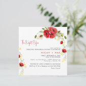 Red Square The Night Before Rehearsal Dinner (Stehend Vorderseite)