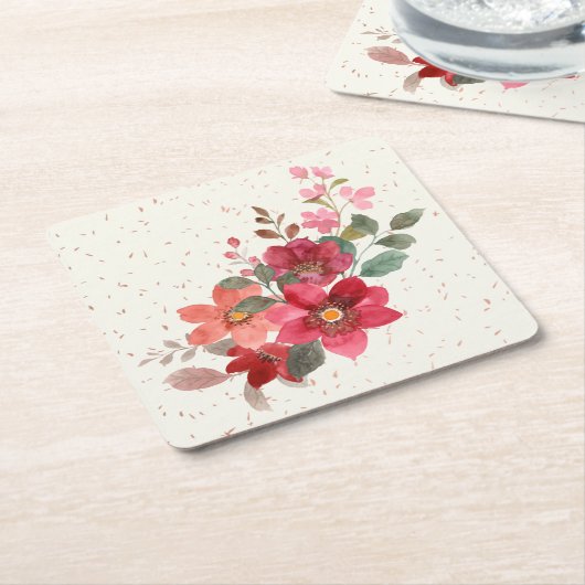 Red Square Untersetzer Set (angewinkelt)