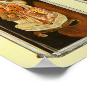 Red Squirrel Anatomy Veterinary Vintage Poster (Ecke)