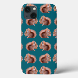 Red Squirrel Frenzy iPad Case