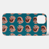 Red Squirrel Frenzy iPad Case (Rückseite (Horizontal))