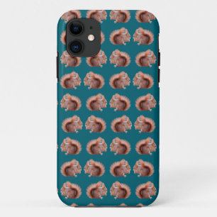 Red Squirrel Frenzy iPhone 5 Fall 11 Hülle