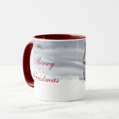 Red Squirrel Frohe Weihnachten Tasse (Vorderseite Links)