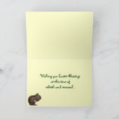 Red Squirrel Oaster Feiertagskarte (Innenseite)