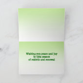 Red Squirrel Oaster Feiertagskarte (Innenseite)