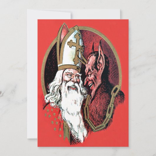 Red St Nicholas Krampus (Vorderseite)