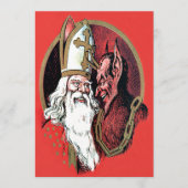 Red St Nicholas Krampus (Vorderseite)