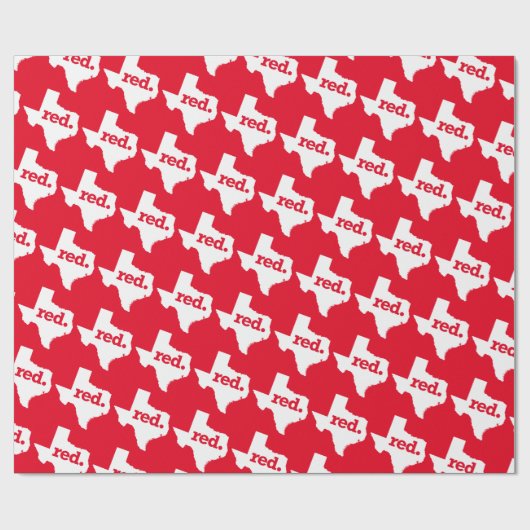 RED STAAT GESCHENKPAPIER (Flach)