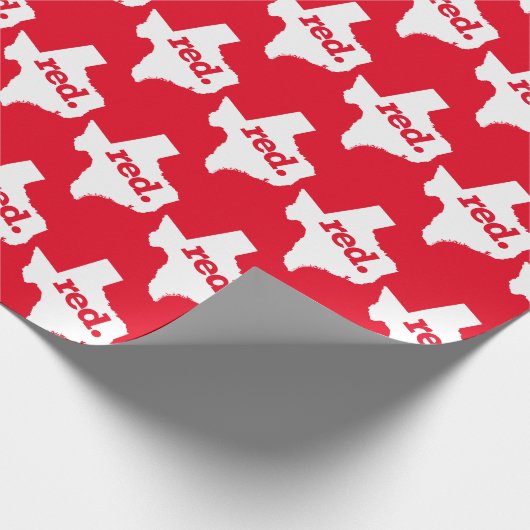 RED STAAT GESCHENKPAPIER (Ecke)