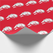 RED STAAT GESCHENKPAPIER (Ecke)