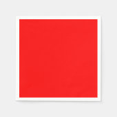 Red Standard Cocktail Paper Napkin Serviette (Vorderseite)