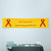 Red Standard Ribbon von Kenneth Yoncich Banner (Messeveranstaltung)